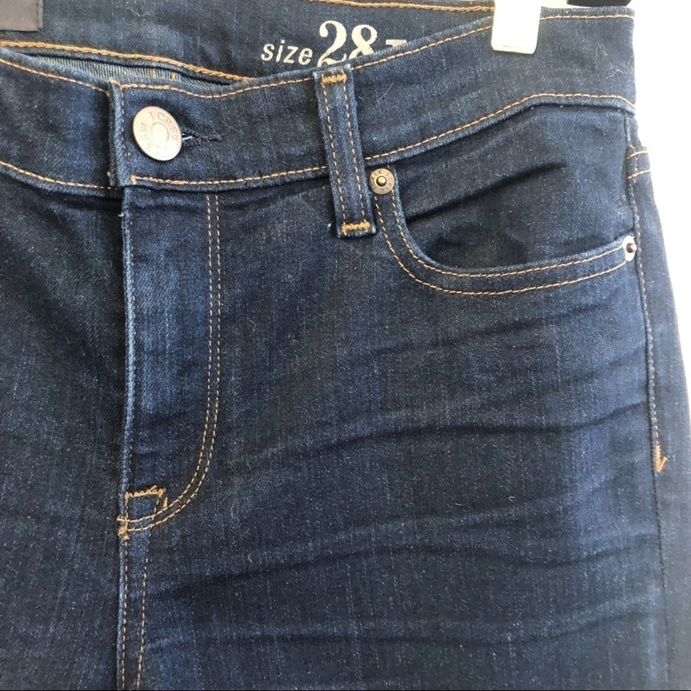 J. CREW NEW Reid Denim Dark Rinse Slim Fit Jeans Size 28 Tall - Picture 7 of 14